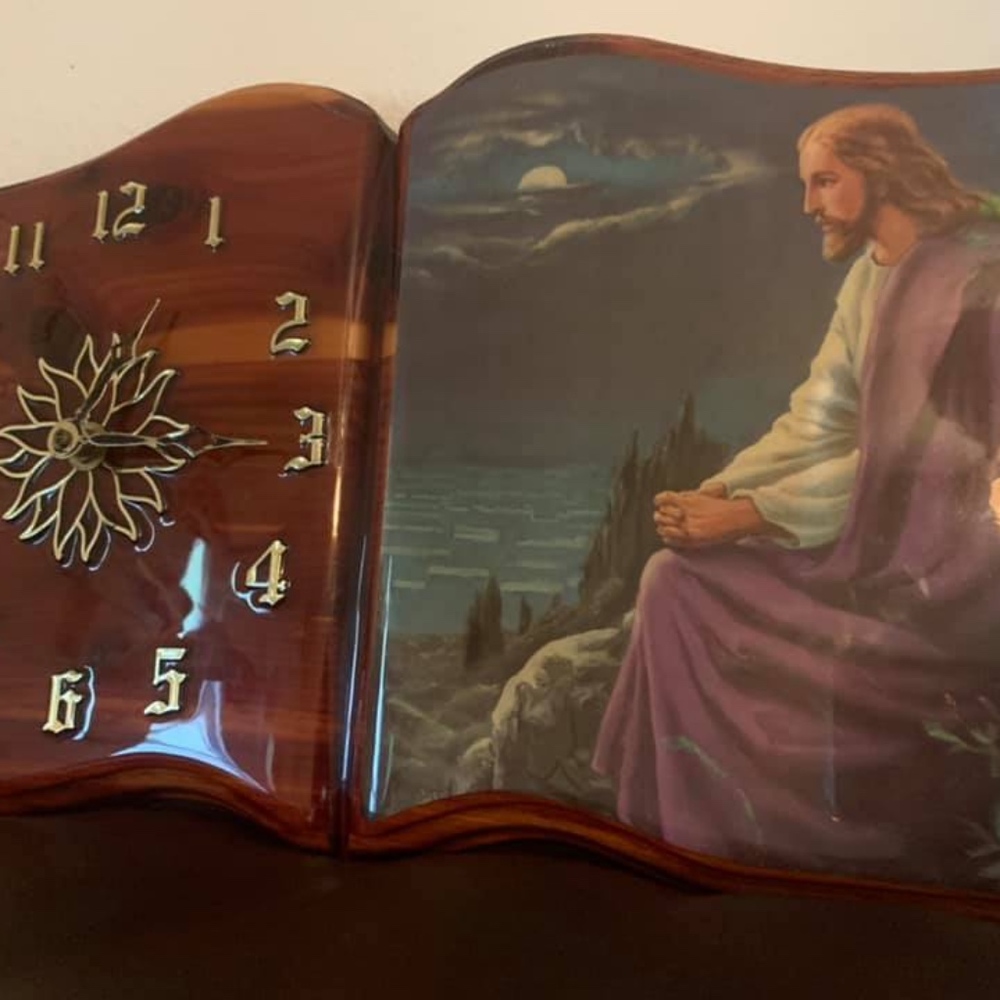 Handcrafted clock - Picture 5 of 5